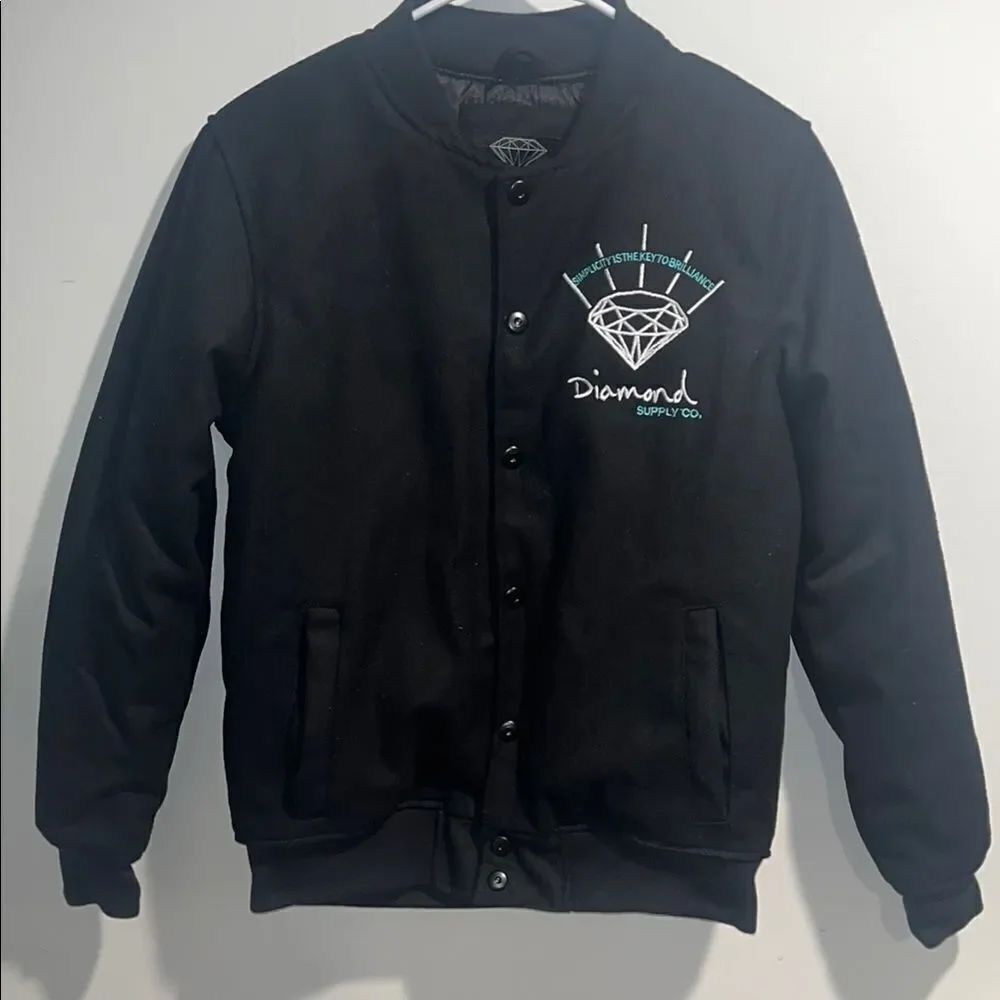 NWT Diamond Supply Co. Varsity Jacket, size XS